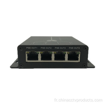 4 Port Poe Extender 10 / 100Mbps pour caméra IP